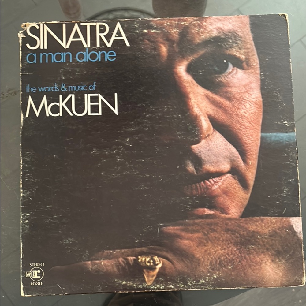 Sinatra 'A Man Alone' Vinyl Record